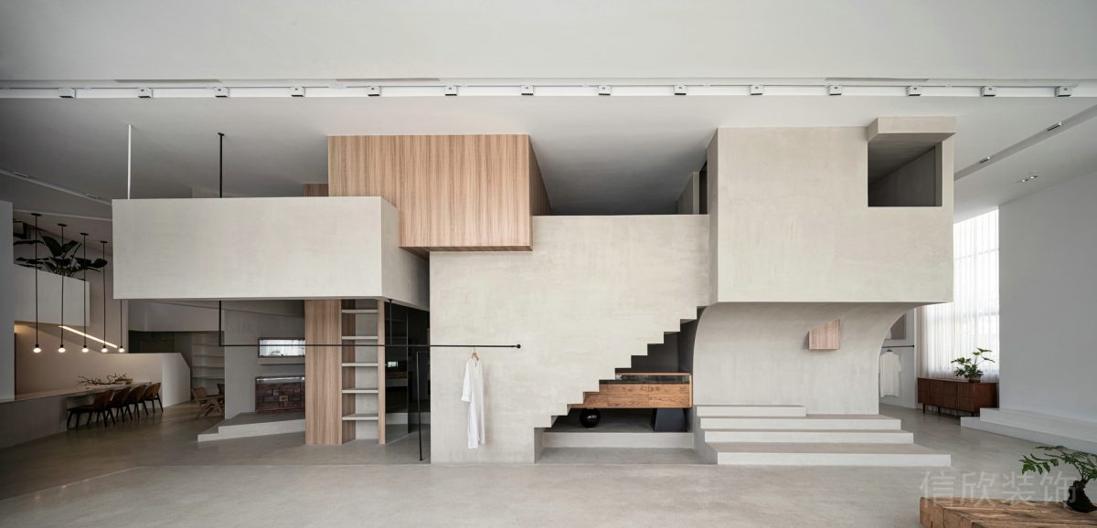 現(xiàn)代復(fù)古式大理石通鋪辦公室裝修設(shè)計(jì)