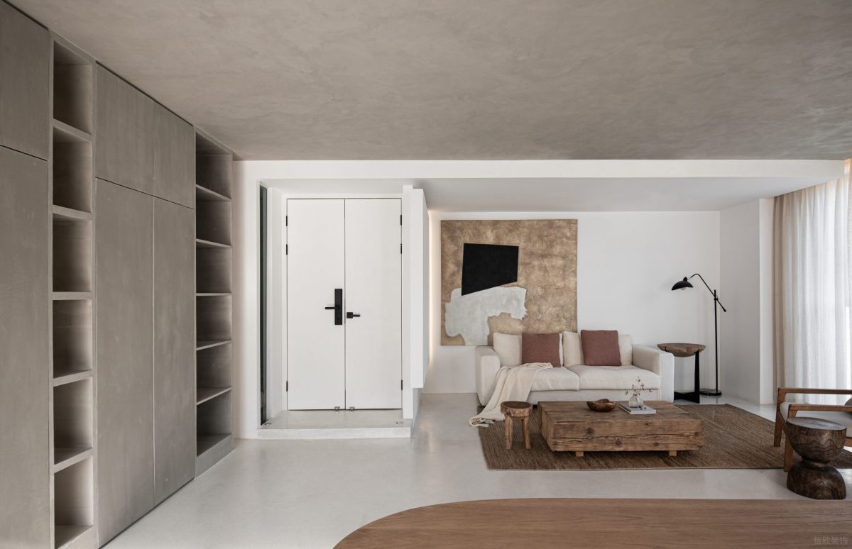 現代簡約辦公空間洽談區裝修設計