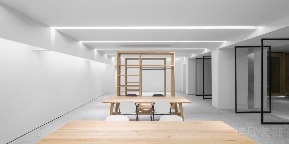 原木風(fēng)裝修設(shè)計楓木肌理簡約風(fēng)辦公室