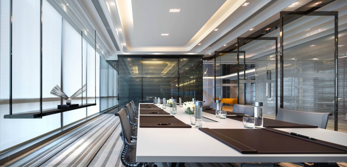 辦公室金屬玻璃偏軸門(mén)旋轉(zhuǎn)門(mén)會(huì)議室裝修