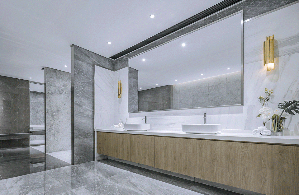 全屋定制灰色現(xiàn)代商務(wù)風(fēng)大理石玻璃墻體設(shè)計(jì)圖