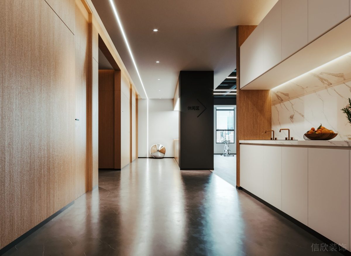 茶水間裝修設(shè)計裝修設(shè)計大理石瓷磚半墻設(shè)計裝修pvc地板