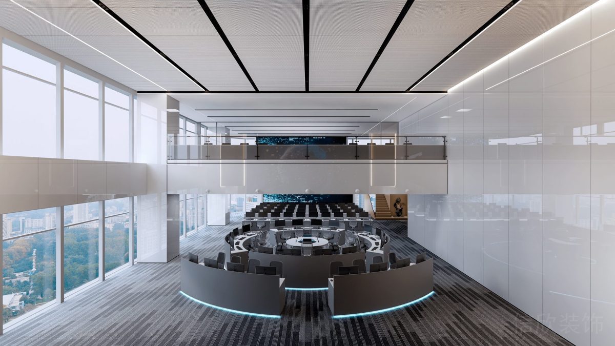 黑色設(shè)計(jì)弧線效果裝修會(huì)議室辦公室地毯設(shè)計(jì)圖