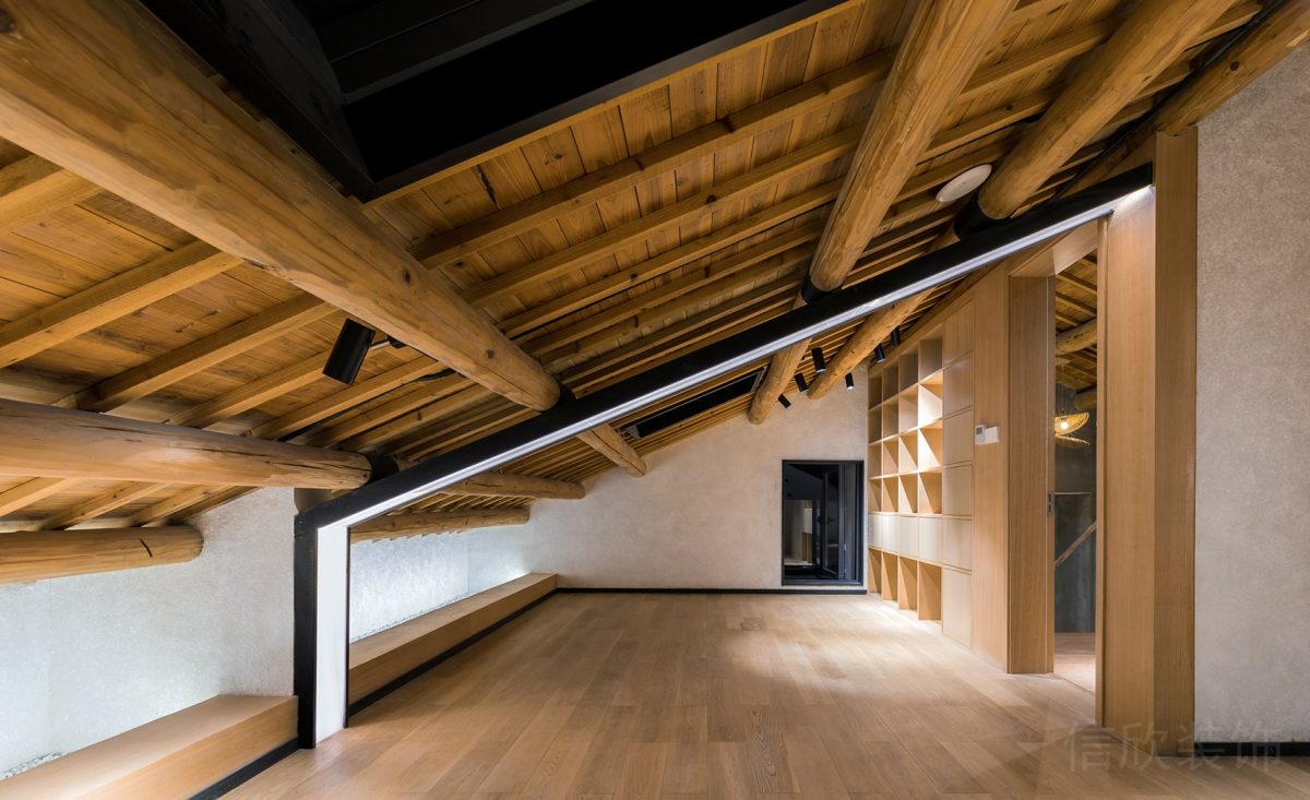 木質(zhì)斜面設(shè)計(jì)圖辦公室裝修閣樓裝修圖