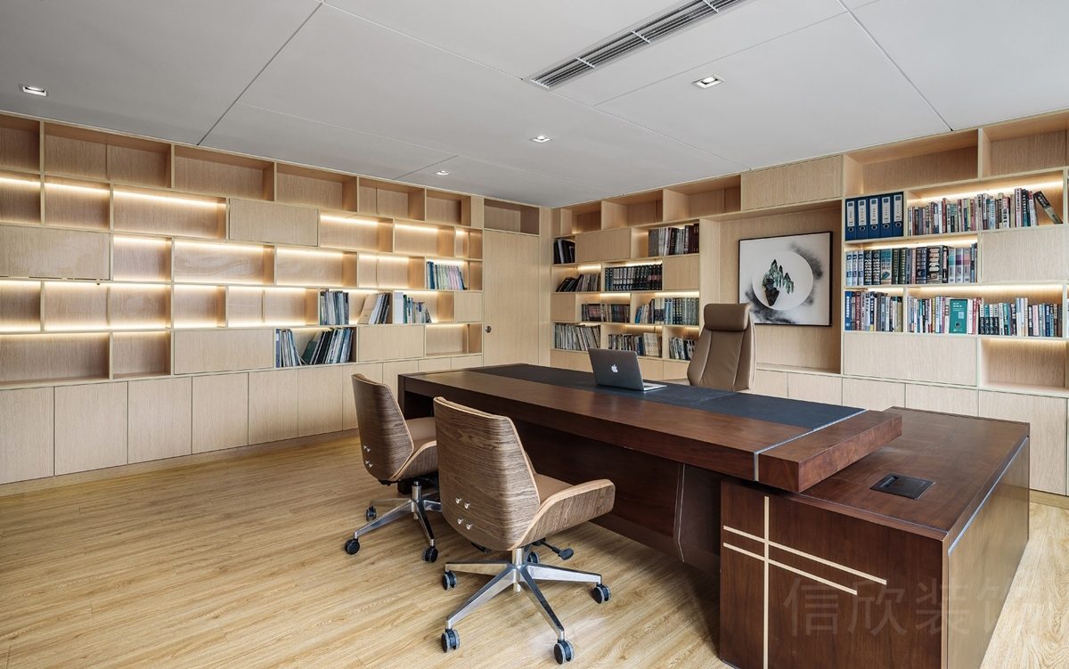 新中式風(fēng)辦公室裝修設(shè)計(jì)定制高端木質(zhì)設(shè)計(jì)一體化定制空間