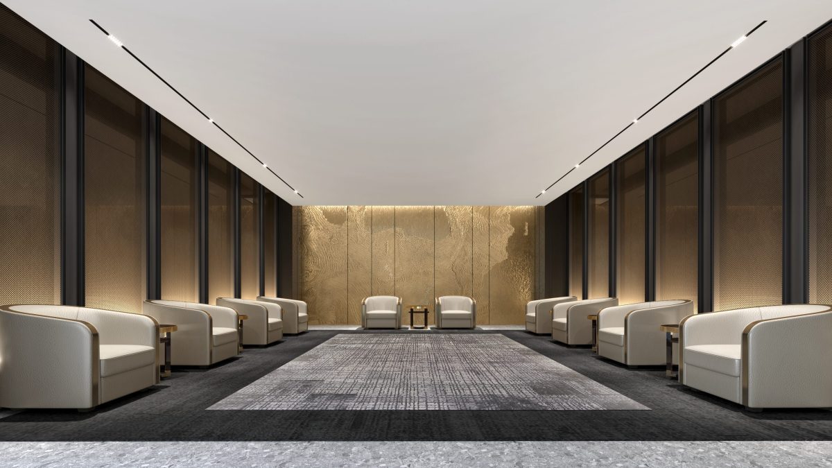 會議室金色背景墻