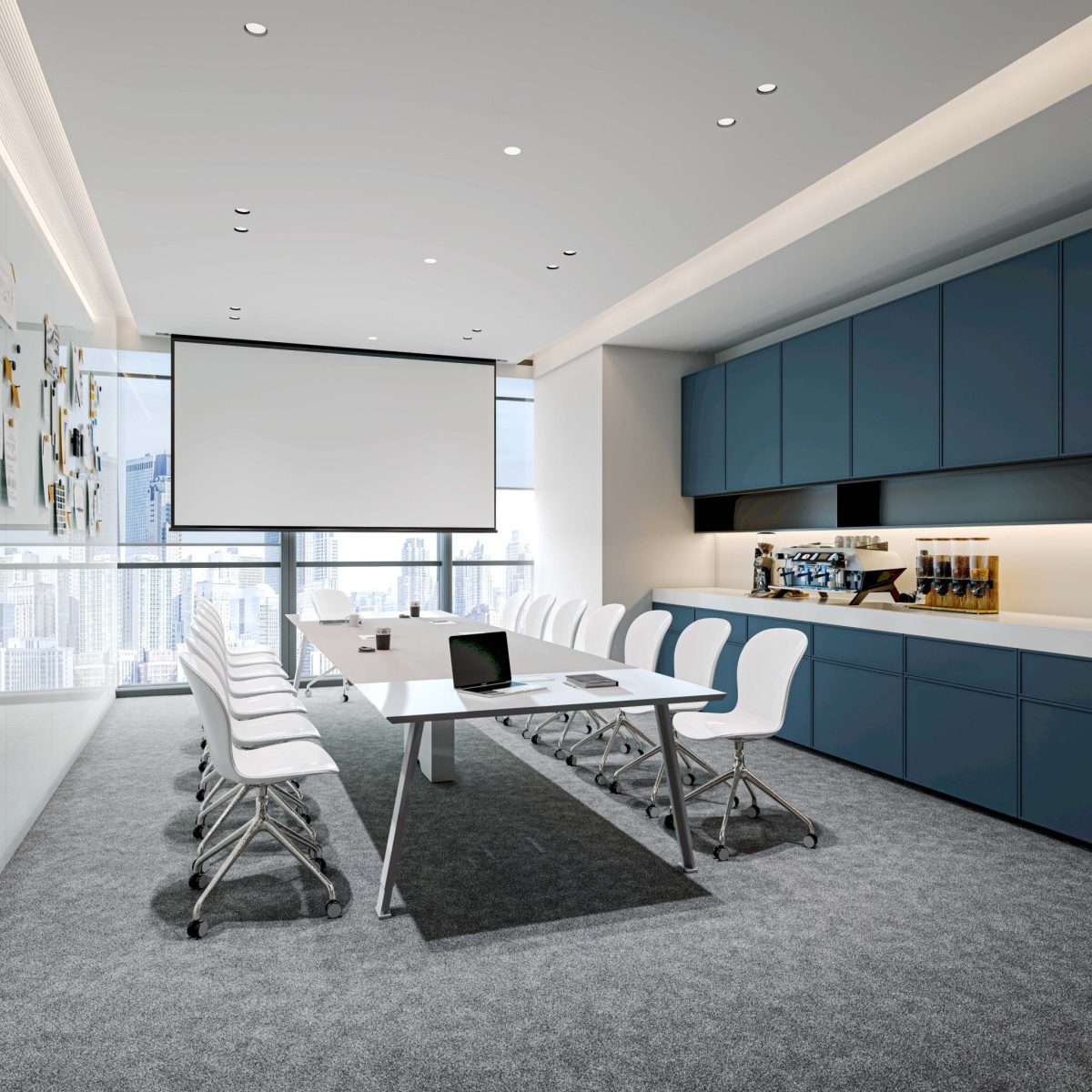 會(huì)議室藍(lán)色茶水柜